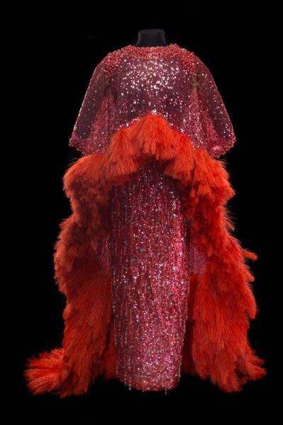 Revue "Casino de Paris à Las Vegas" 1964-1966 (titre d'usage) (Rôle : Final) costume de scène LINER-2021.5.8.0